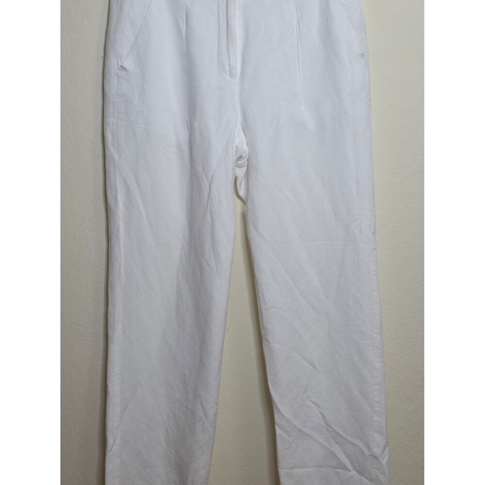 Joan Vass White Tailored Trousers